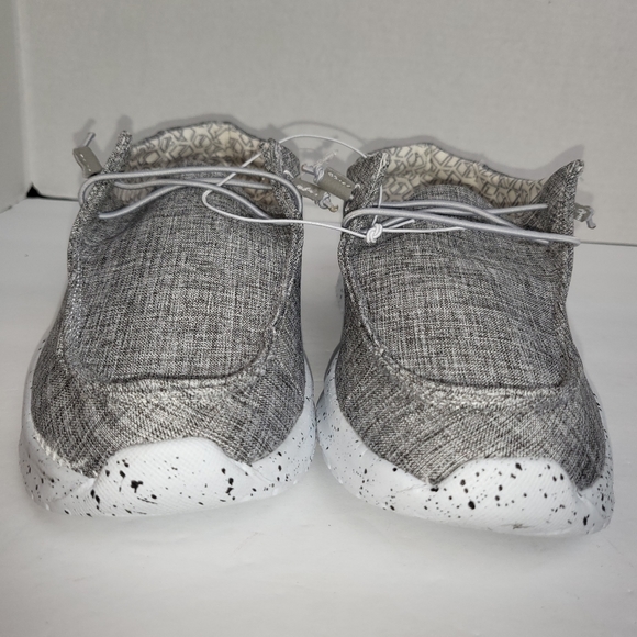 SEEKAVAN Womens Gray Casual Slip On Loafers Canvas Lightweight  Size 6.5 - Picture 2 of 3